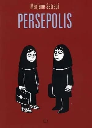 Omslag: "Persepolis" av Marjane Satrapi